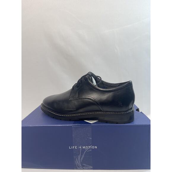 Rockport Cedric Shoes Men\'s Size 8 Black Leather Water Resistant Derby New Box main image 7